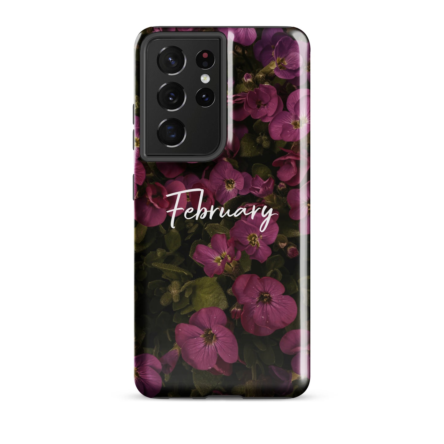 February Birth Flower Tough case for Samsung®