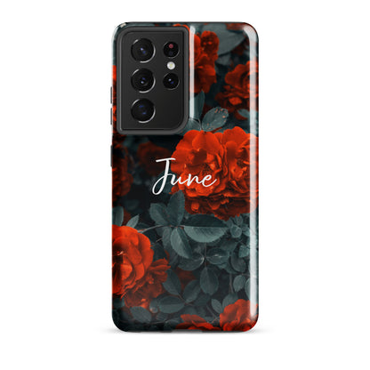 June Birth Flower Tough case for Samsung®