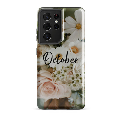 October Birth Flower Tough case for Samsung®