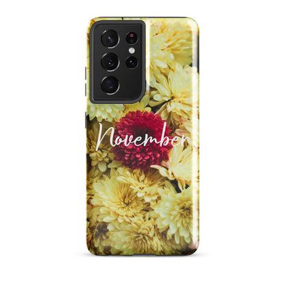 November Birth Flower Tough case for Samsung®