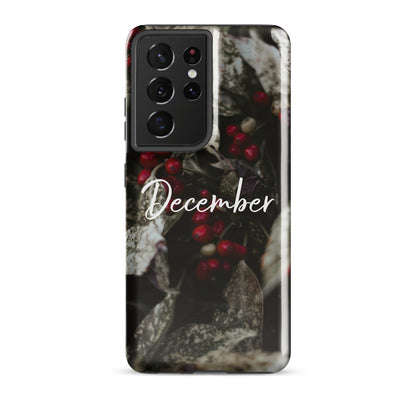 December Birth Flower Tough case for Samsung®