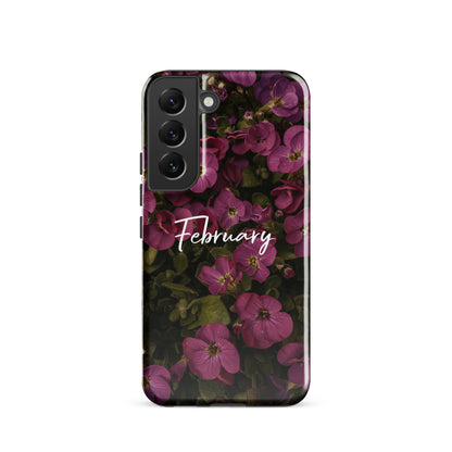 February Birth Flower Tough case for Samsung®