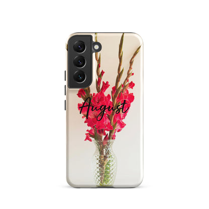 August Birth Flower Tough case for Samsung®