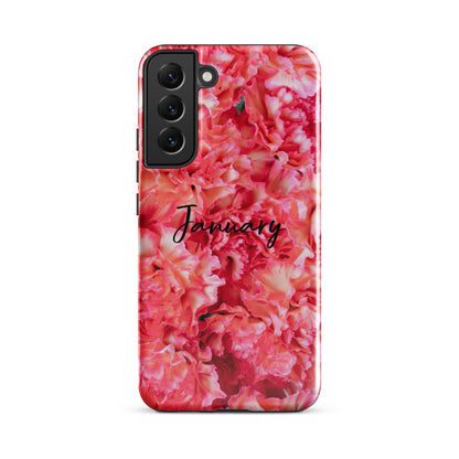 January Birth Flower Tough case for Samsung®