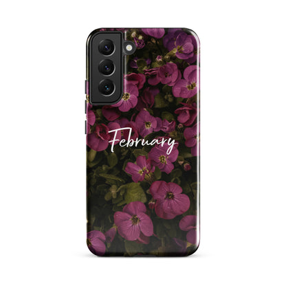 February Birth Flower Tough case for Samsung®