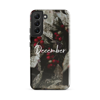 December Birth Flower Tough case for Samsung®