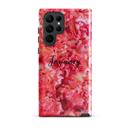 January Birth Flower Tough case for Samsung®