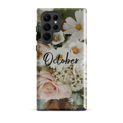 October Birth Flower Tough case for Samsung®