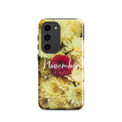 November Birth Flower Tough case for Samsung®