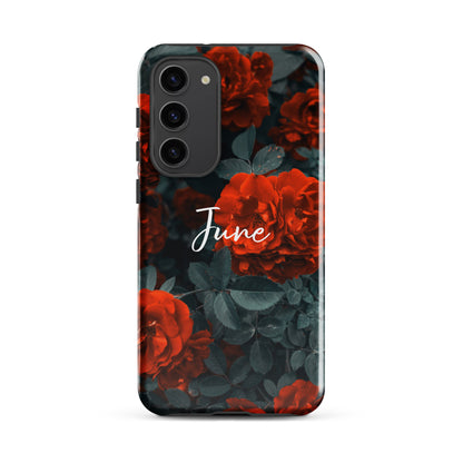 June Birth Flower Tough case for Samsung®