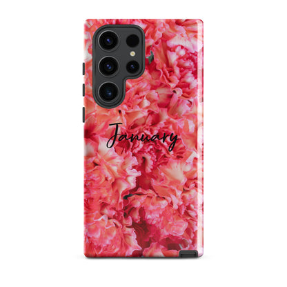 January Birth Flower Tough case for Samsung®