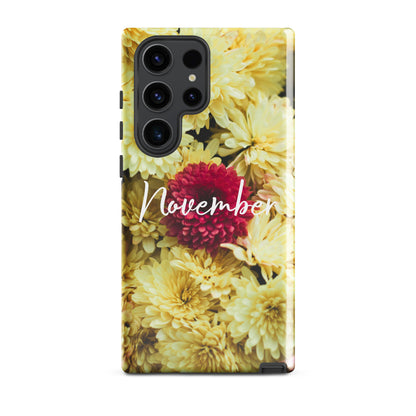 November Birth Flower Tough case for Samsung®