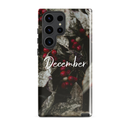 December Birth Flower Tough case for Samsung®