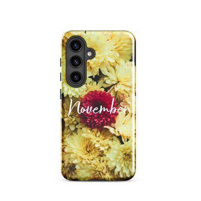 November Birth Flower Tough case for Samsung®