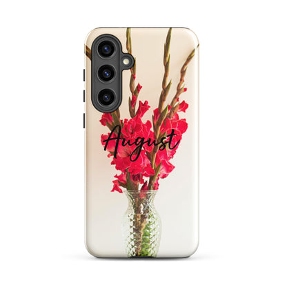 August Birth Flower Tough case for Samsung®