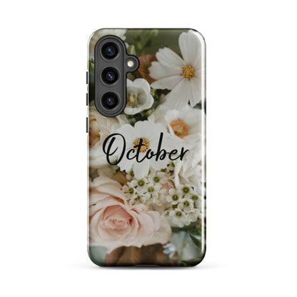 October Birth Flower Tough case for Samsung®