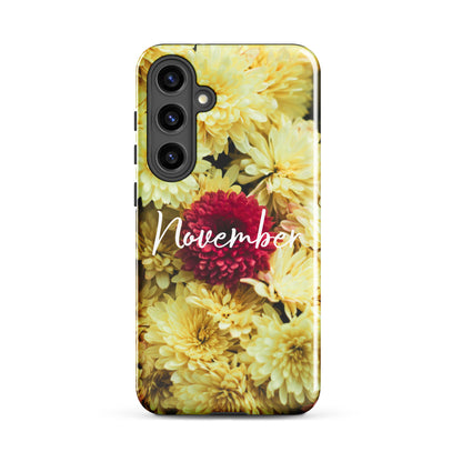 November Birth Flower Tough case for Samsung®