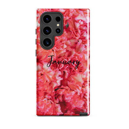 January Birth Flower Tough case for Samsung®