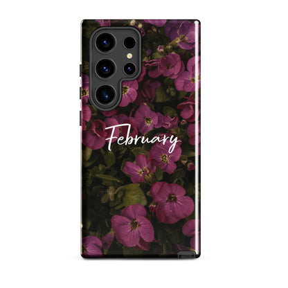 February Birth Flower Tough case for Samsung®