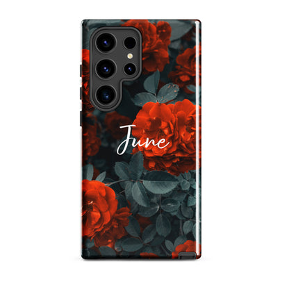 June Birth Flower Tough case for Samsung®