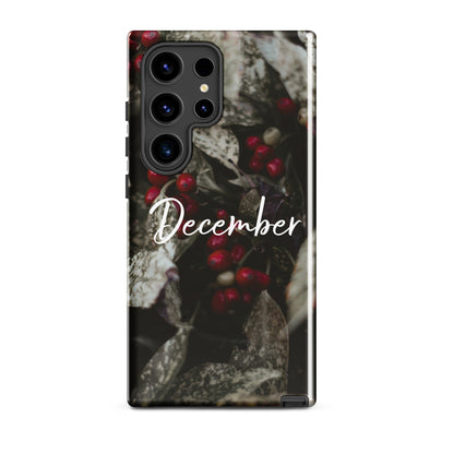 December Birth Flower Tough case for Samsung®